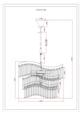 Люстра подвесная Moderli V10773-8P Wave