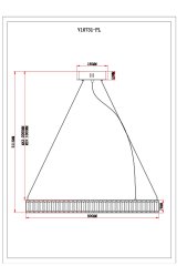 Люстра подвесная светодиодная Moderli V10731-PL Asti
