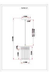 Светильник подвесной Moderli V10759-1P Levi