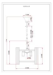 Светильник подвесной Moderli V10776-3P Monte