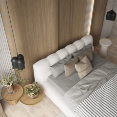 Кровать с решёткой Wanda 160 x 200 Mod Interiors Selection 186 x 248 x 90h nc110864