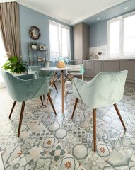 Стол круглый Eames DSW NEW D70 белый