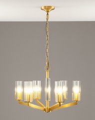 Люстра подвесная Moderli V11074-6P Brass