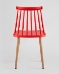 Стул Морган пластиковый красный 4 шт