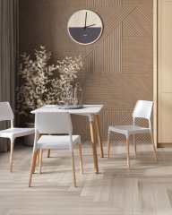 Стол Oslo Square  80х80 см белый