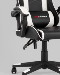 Кресло спортивное TopChairs Shadow черно-белый