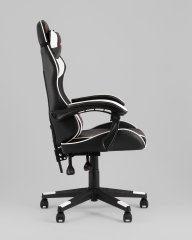 Кресло спортивное TopChairs Shadow черно-белый