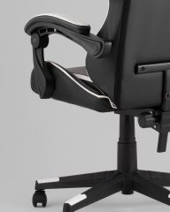 Кресло спортивное TopChairs Shadow черно-белый