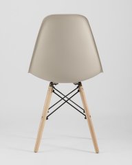 Стул Eames Style DSW бежевый (разборный каркас)