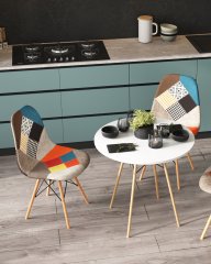 Стул Eames DSW пэчворк