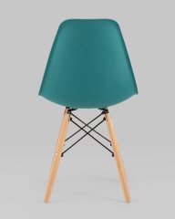 Стул Eames Style DSW темно-бирюзовый x4 (разборный каркас)