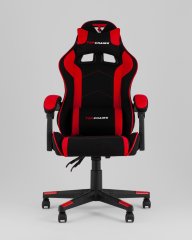 Кресло спортивное TopChairs Shadow ткань черно-красный