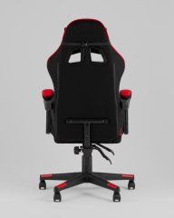 Кресло спортивное TopChairs Shadow ткань черно-красный
