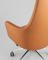 Кресло руководителя TopChairs Ferris коричневое