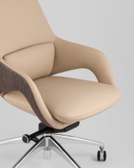 Кресло руководителя TopChairs Reign бежевый