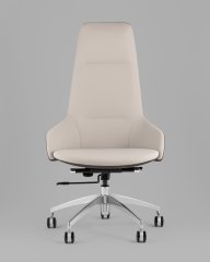 Кресло руководителя TopChairs Soulo светло-серый, серый