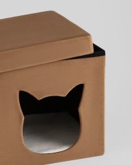 Пуф складной с ящиком Store Pet коричневый