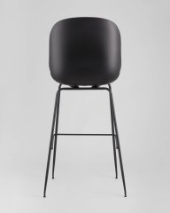 Стул барный Beetle PU со спинкой серый