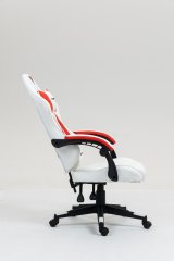 Кресло спортивное TopChairs Phantom бело-красный