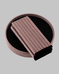 Пуф складной с ящиком Store Round пыльно-розовый