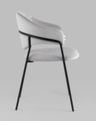 Стул Алексис велюр серый 2 шт
