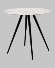 Стол Ники круглый столешница керамика Ice Jade 800