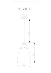 Светильник подвесной Moderli V11518-1P Suvo