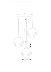 Светильник подвесной Moderli V11522-3P Amo