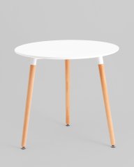 Стол круглый EAMES DST NEW D80 белый