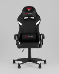 Кресло спортивное TopChairs Warden черно-белый