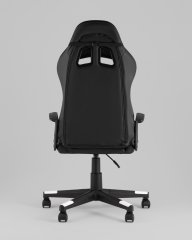 Кресло спортивное TopChairs Warden черно-белый