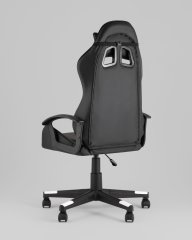 Кресло спортивное TopChairs Warden черно-белый