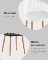 Стул Морган пластиковый белый