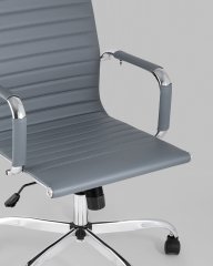 Кресло руководителя TopChairs City серый
