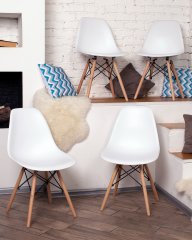 Стул Eames DSW белый x4