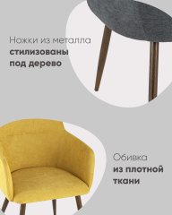 Стул Кинг желтый
