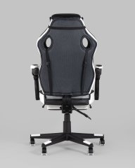 Кресло игровое TopChairs Virage черно-белое