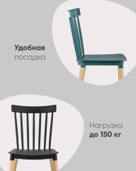 Стул Field пластик темно-бирюзовый