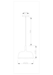Подвесной светильник Moderli V1270-1P Augustina