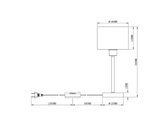 Настольная лампа Moderli V2732-1T Room