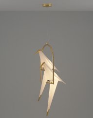 Подвесной светодиодный светильник Moderli V3071-2PL origami Birds 2*LED*6W