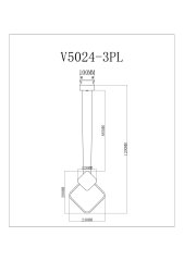 Светодиодный подвесной светильник Moderli V5024-3PL Store