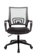 Кресло офисное TopChairs ST-Basic сетка/ткань темно-серый