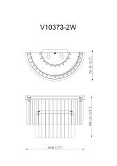 Светильник настенный Moderli V10373-2W Avista