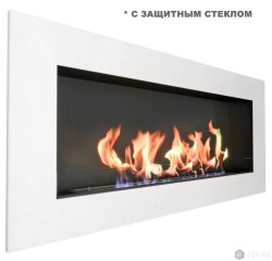 Биокамин Elliot 1500 с белой рамкой