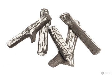 Керамические дрова обгорелые - 5 шт