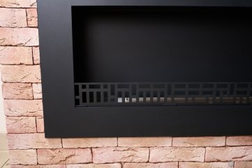Решетка декоративная "Город" для биокамина Standart 825 для встраивания в портал