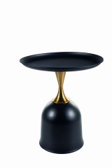 Стол журнальный Signal LIBRA (черный/золотой)