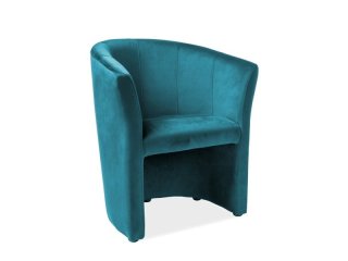 Кресло Signal TM-1 Velvet Bluvel 85 (бирюзовый)