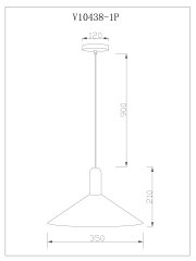 Светильник подвесной Moderli V10438-1P Forli